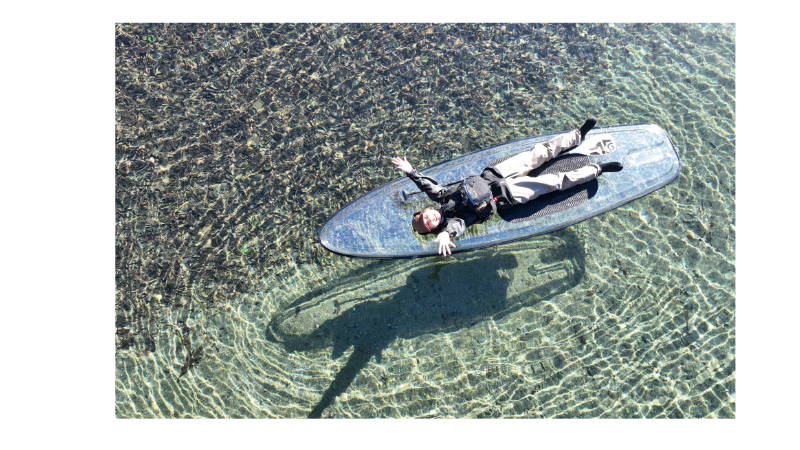 仁淀ブルー最上流エリアでクリアSUP体験＆ドローン撮影！