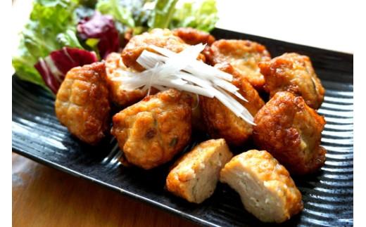かつおのなめろうふわふわ天 ( 冷凍 ) ( 6個入り 3袋 ) 高知 久礼 とみぃの台所 かつお 鰹 カツオ 日戻り 本場 新鮮 加工 おかず 総菜 揚げ物