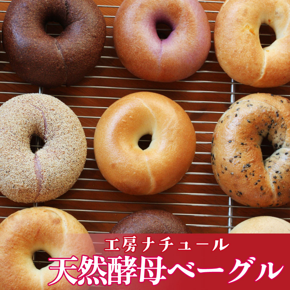 ＜2月発送＞『工房ナチュール』の天然酵母ベーグルセット 内容お任せ 12個 【数量限定】