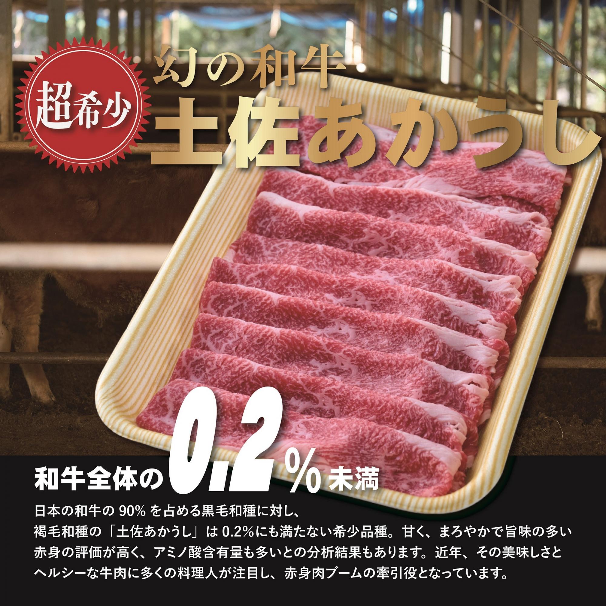 四国カルスト高原で育った土佐あかうし すき焼き用 1kg　牛肉 和牛 赤毛 高知県産