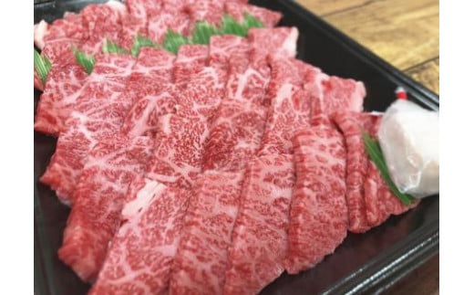 四万十麦酒（ビール）牛。牛肉を焼肉用に厚切り。 Asz-04