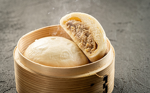 四万十町産ブランド豚のみ使用！道の駅 あぐり窪川の具だくさん豚まん Qak-B01