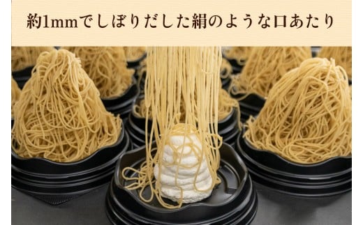 【新栗】1mm極細！とろけるモンブラン「しまんとプルミエモンブラン」2個／Qdr-A210