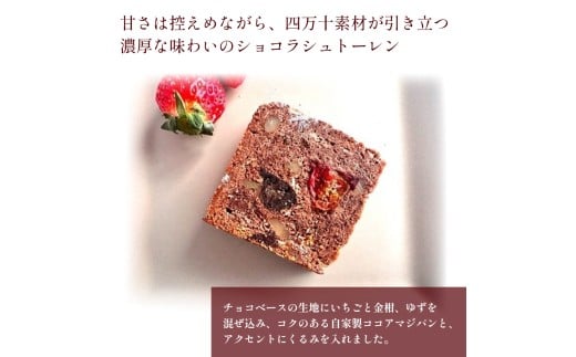 四万十ショコラシュトーレン2本（400g×2）　／Ikg-114