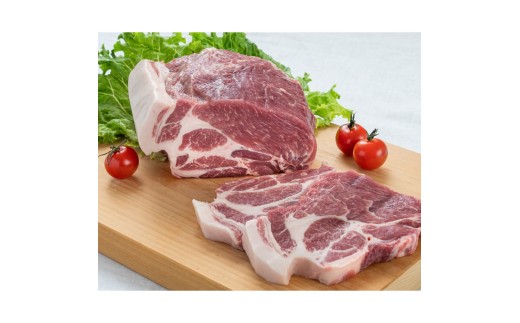 【期間限定】四万十麦豚 肩ロース原木 約2.3kg／Ahc-24 