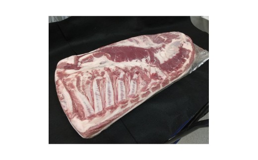 【期間限定】四万十麦豚バラ肉原木約5kg／Ahc-25