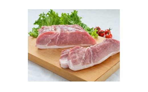 【期間限定】四万十麦豚モモ肉原木約9kg／Ahc-28 