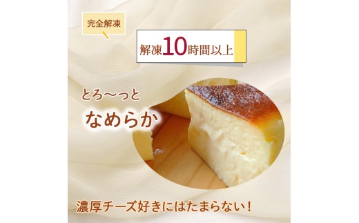 【定期便-12回お届け】バスクチーズケーキ ～四万十の米粉入り～／Rbmu-B60