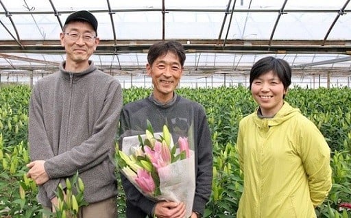 日頃の感謝を「花束」で、オリエンタルリリー【秀品7本】／Osy-03