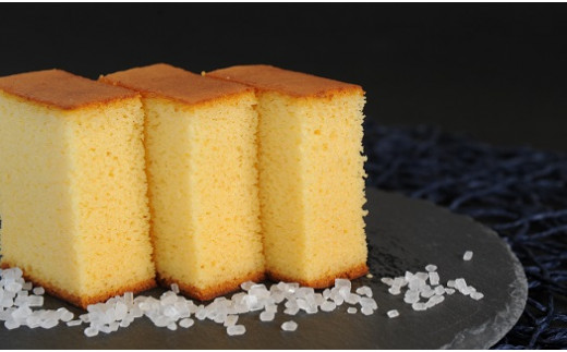 四万十の米粉カステラ【龍馬の太鼓判】プレーン＆ゆず半斤2本セット Bmu-B39