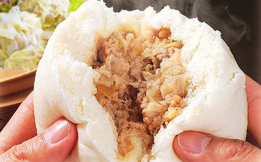 四万十町産ブランド豚のみ使用！道の駅 あぐり窪川の具だくさん豚まん Qak-B01