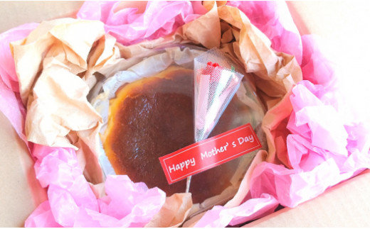 【贈答 ギフト】バスクチーズケーキ～四万十の米粉入り～　母の日　父の日　誕生日 Bmu-B67