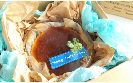 【贈答 ギフト】バスクチーズケーキ～四万十の米粉入り～　母の日　父の日　誕生日 Bmu-B67