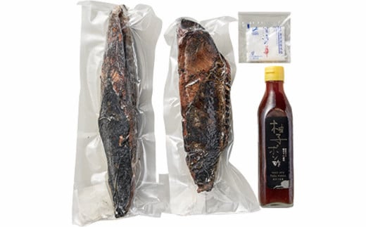 藁焼き かつおタタキ 2節セット（600g） わら焼き 6人前 高知 藁焼き 戻り鰹 鰹 船上凍結 鮮度良好 ポン酢付き タレ付き 四万十町 小分け 冷凍／Ess-17 