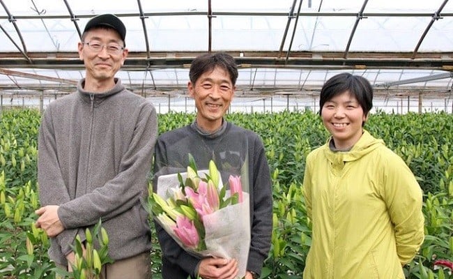 日頃の感謝を「花束」で、オリエンタルリリー【秀品3本】／Osy-01