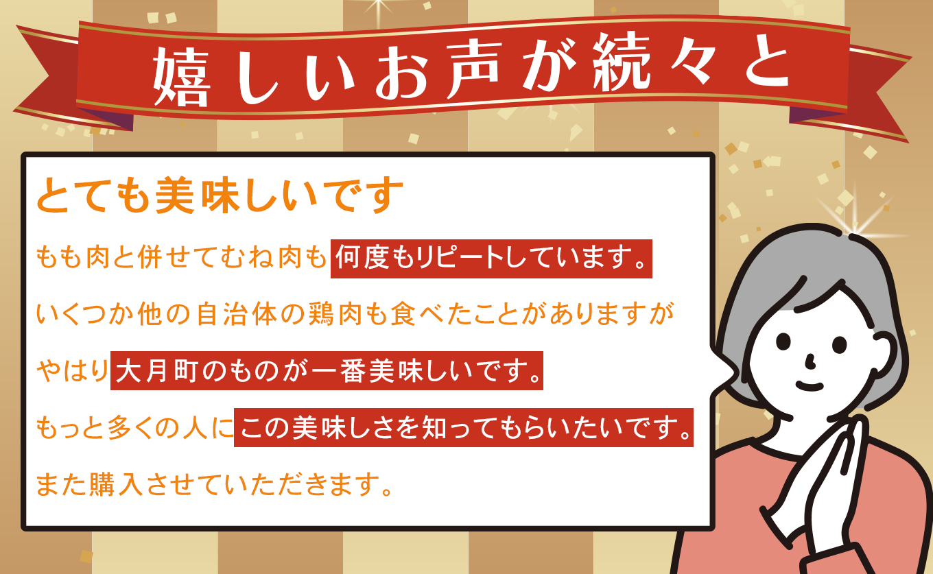 鶏肉 もも肉 1kg 定期便 6回 （1kg×6回） 鶏もも モモ肉 チキン 唐揚げ 若鶏 ブランド鶏 最優秀賞 天皇杯 受賞 小分け 冷凍 骨なし お弁当 照り焼き チキンステーキ 切り身 6kg 大容量 よさこい尾鶏 高知県 大月町