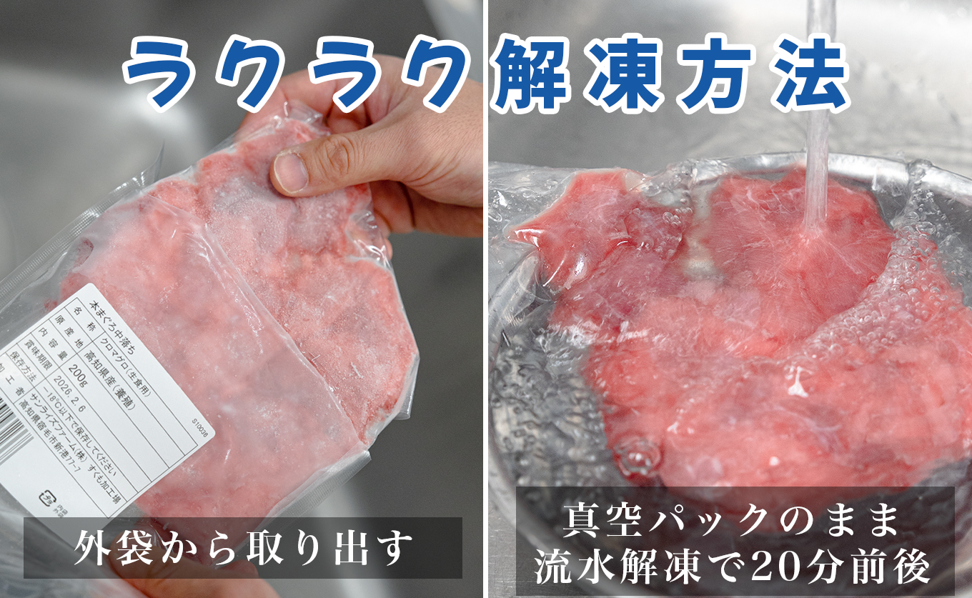 【12/23までの寄付で年内配送】 マグロ 中落ち まぐろ 200g｜本マグロ 本まぐろ 鮪 刺身 さしみ 刺し身 ネギトロ ねぎとろ まぐろたたき 年末 年始 正月 贅沢 おもてなしセレクション 金賞 受賞 ランキング 人気 高知県 大月町