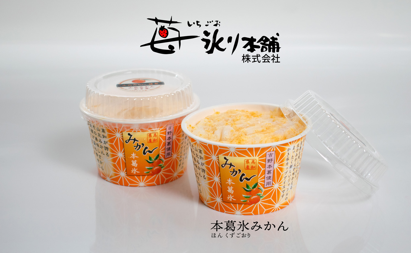 本葛氷(ほんくずごおり)　みかん