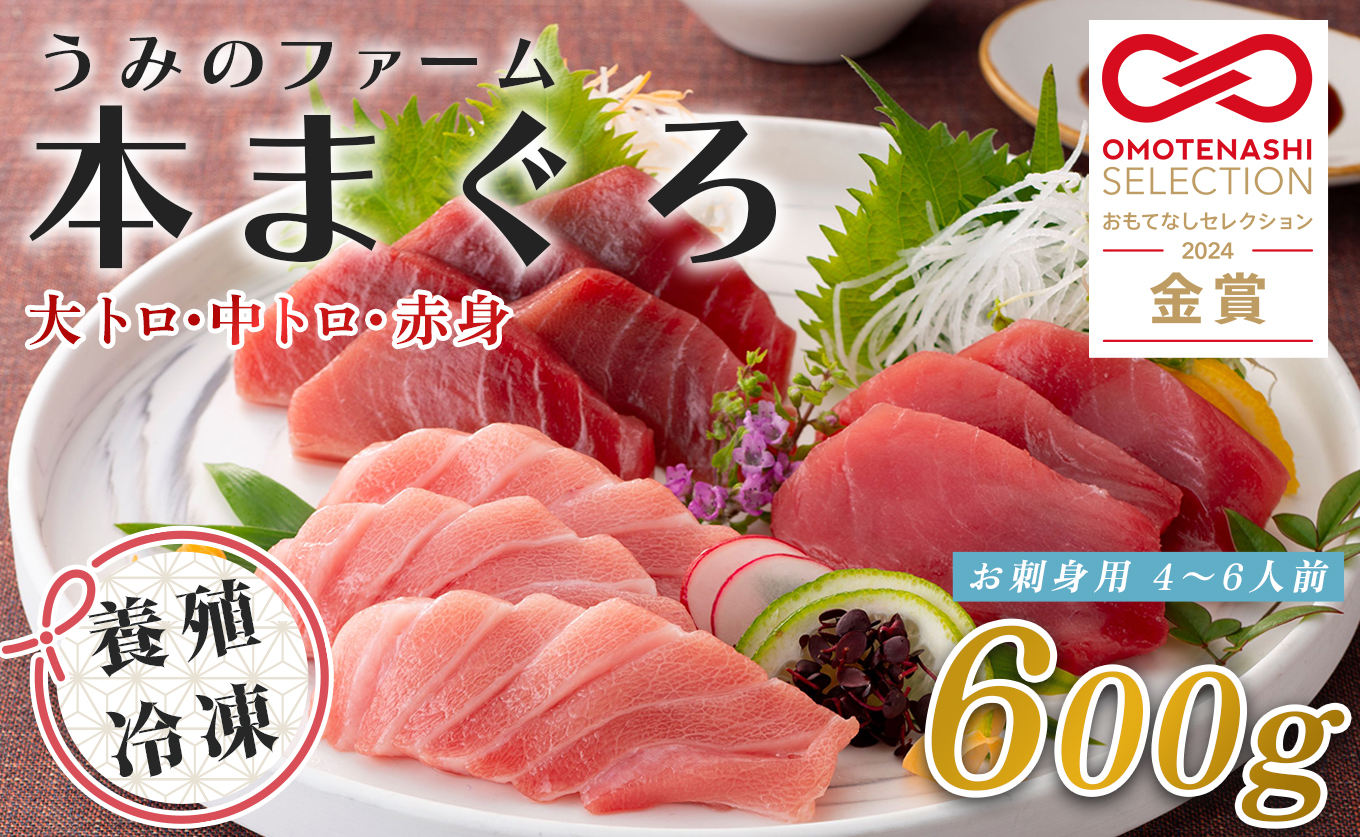 国産 養殖本マグロ 3種盛 大トロ 中トロ 赤身 600g｜刺身用 冷凍 まぐろ 鮪 柵 家庭用 夫婦 晩酌 ギフト 御歳暮 御中元 内祝い 海鮮丼 寿司 手巻き 急速冷凍 解凍簡単 贈答 お祝い 年末年始 産地直送 配達日指定可 うみのファーム
