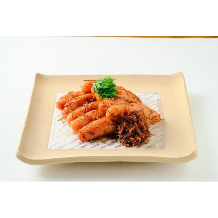 【博多 老舗料理屋仕立て】はかた遊膳 昆布漬け辛子明太子 550ｇ（7～8本） | 福岡県 福岡市 福岡 九州 返礼品 お取り寄せグルメ 取り寄せ グルメ 食品 お取り寄せ 明太子 めんたいこ めんたい 明太 ご飯のお供 ご飯のおとも ごはんのお供