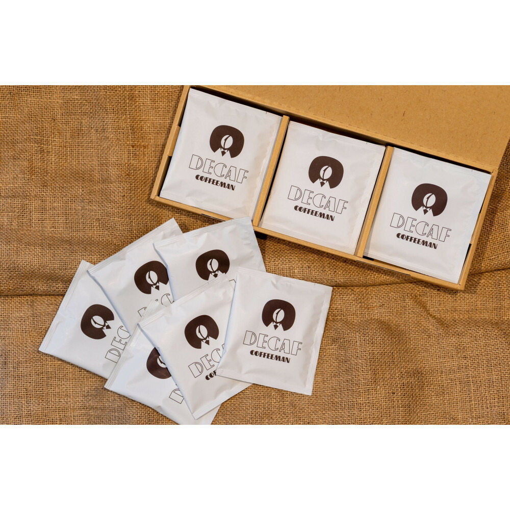 【福岡市COFFEEMAN】デカフェブレンドドリップバッグ(10g)×18個入