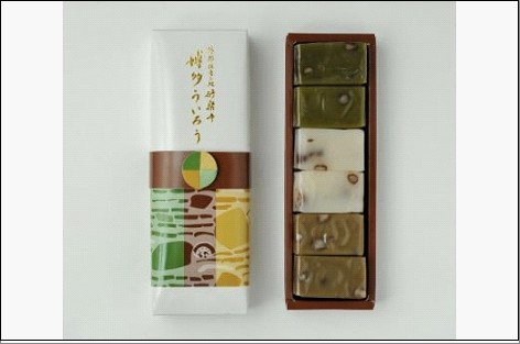 博多ういろう 定番6個入り (抹茶、白餡、ほうじ茶)