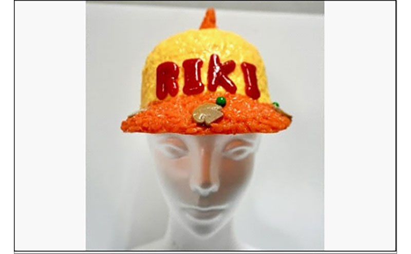 食品サンプルの【博多のオムライスな帽子】