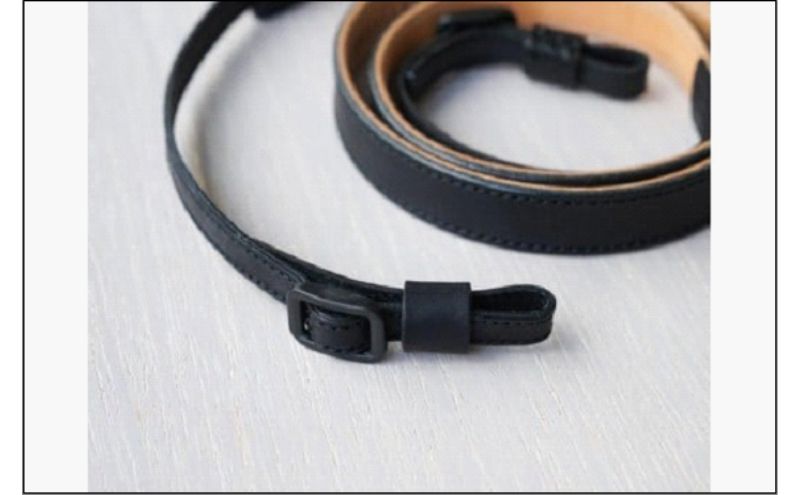 レザーストラップ クラシコ Mサイズ ブラック 1本（福岡市）