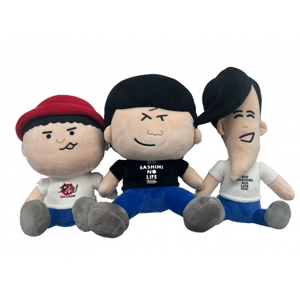 【数量限定商品】ゴリパラ見聞録 ぬいぐるみ 3種・ふるさと納税 ステッカーセット