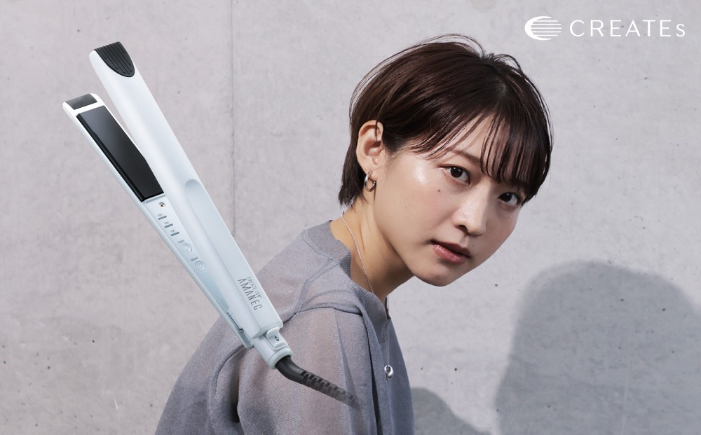 クレイツ ミニストレートアイロン アマネク RCS-D01W 【 美容家電 ストレート おすすめ 家電 】