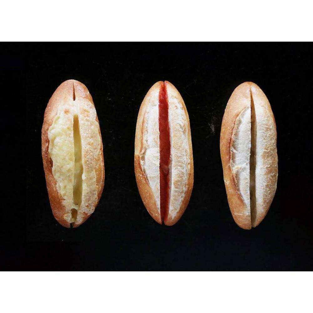 【福岡市】ふらんす3兄弟9本セット| パン フランスパン 総菜パン 明太 ガーリック チーズ 国産小麦 福岡市