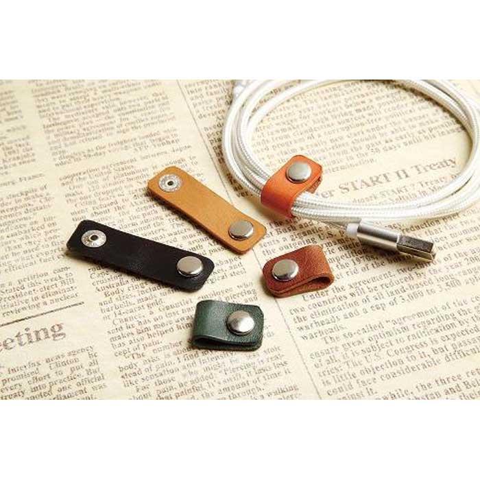 【3点セット】国産コードホルダー〈シルバー〉（福岡市）