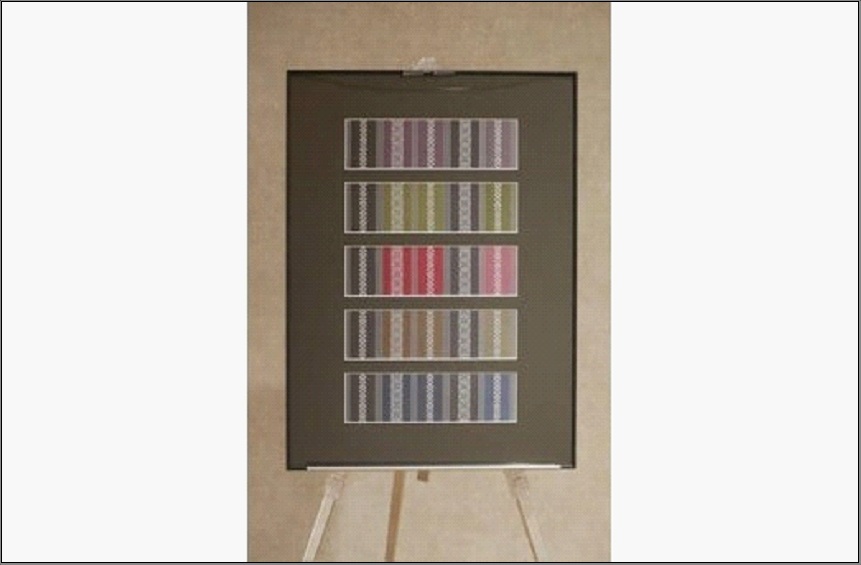 博多織　額装（五色献上）