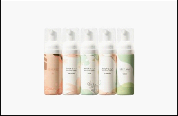 【セット】ROSY LILY　プレミアムシューズシャンプー 5種の香りの詰め合わせ250mL （50mL×5本）（香りの種類：OTOMEYURI/HIMESAYURI/OCHA/SPA/FOREST）