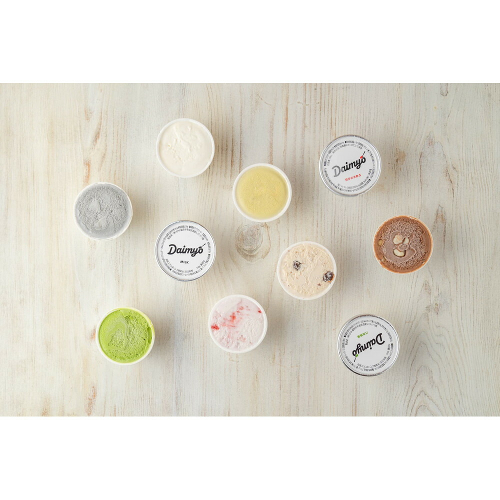 DAIMYO SOFTCREAMが作ったDAIMYO ICE CREAM 福岡12個(3種各4個)セット