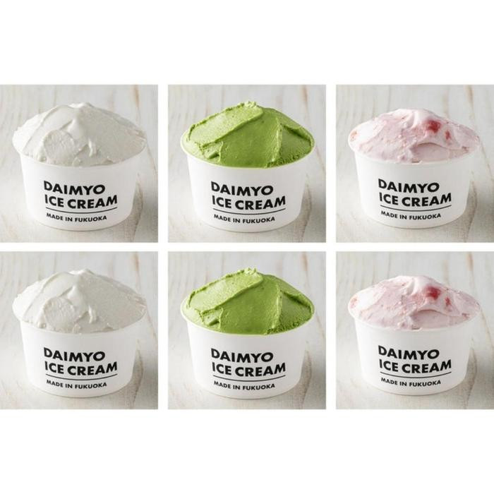 DAIMYO SOFTCREAMが作ったDAIMYO ICE CREAM 福岡6個(3種各2個)セット