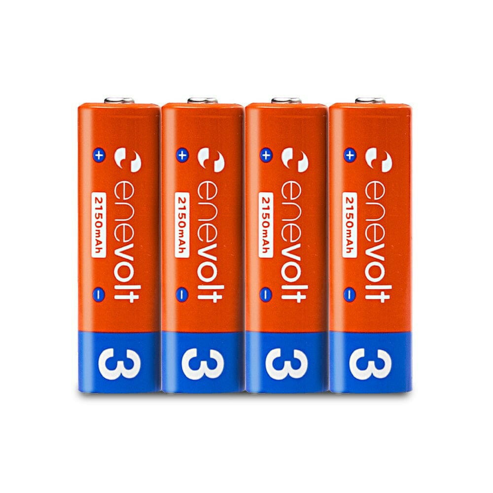 【enevolt】 充電池 2150mAh 単3 エネボルト 8本セット 【1年間保証】　EV21508C