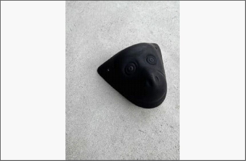 MUNI×今宿人形「黒猿面」