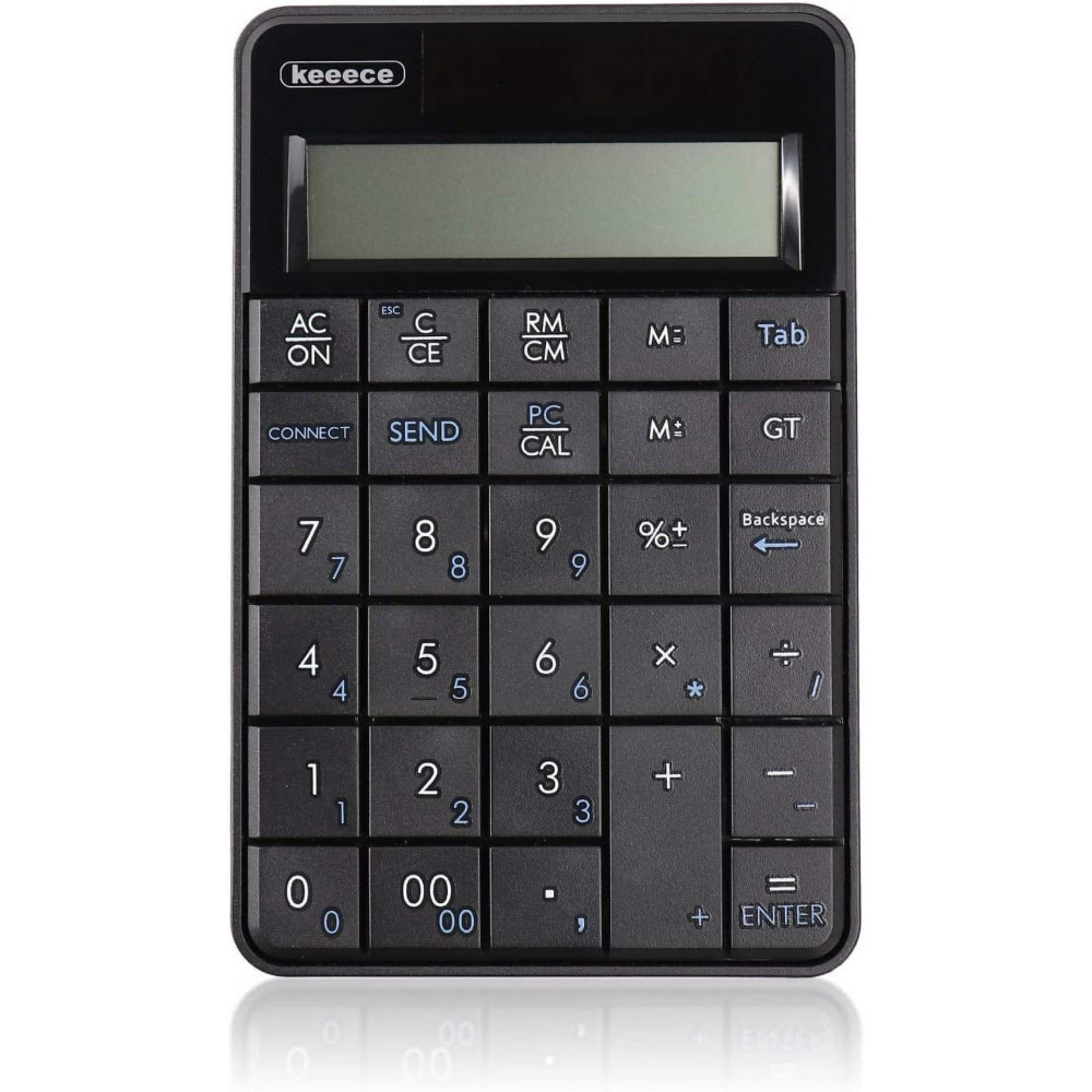 【keeece】ワイヤレス電卓機能付きテンキー 【1年間保証】　3R-KCWNK01
