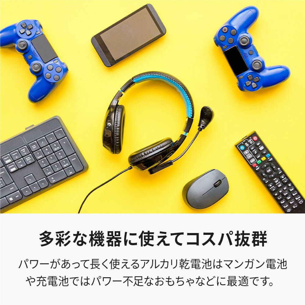 【enevolt】 エネボルト Basic アルカリ乾電池 単3形 24本セット 【2年間保証】 SET-EVA324