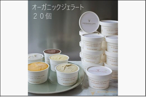 本場イタリア仕込みの本格オーガニックジェラート 20個（5種×各4個）【福岡市】