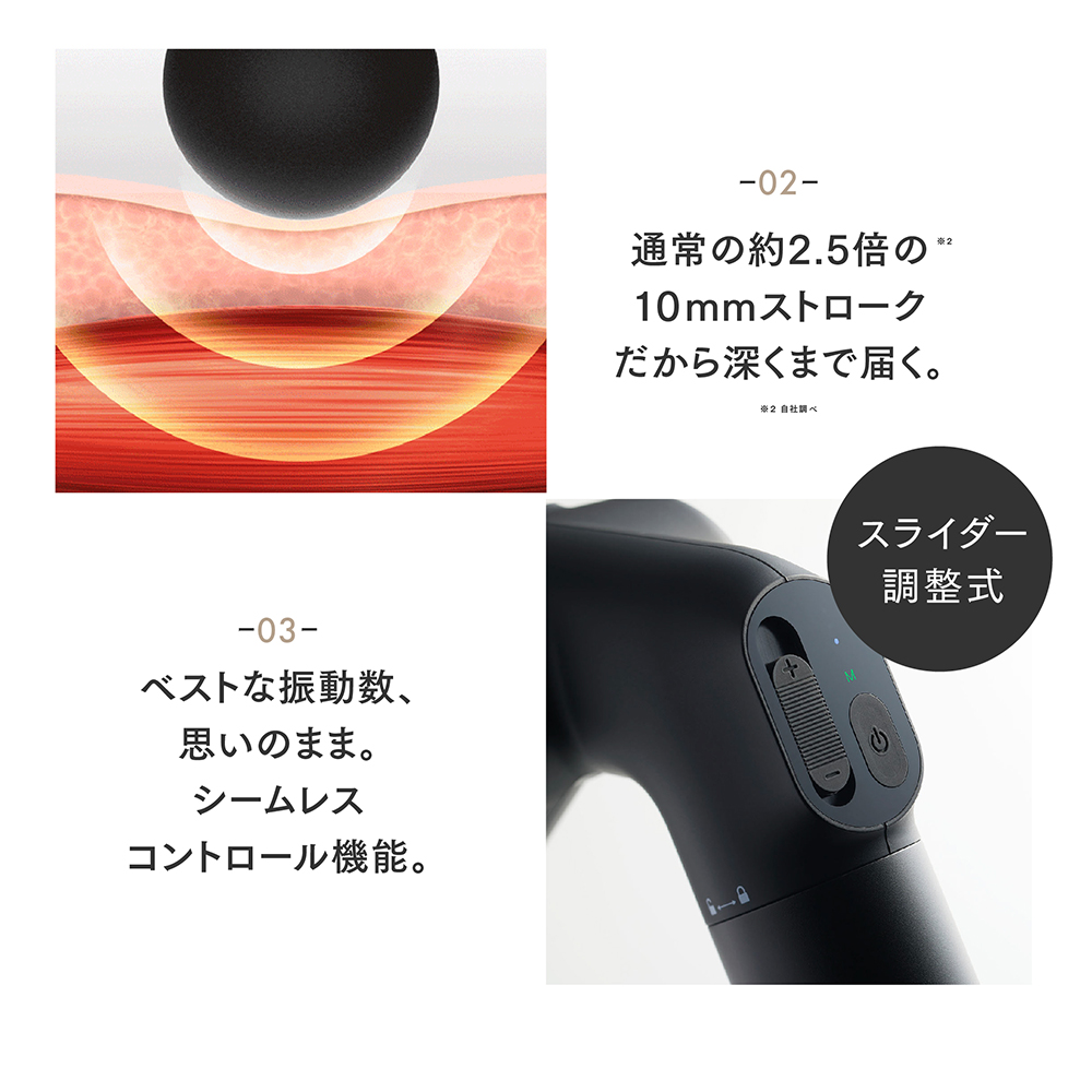 マッサージガン MYTREX REBIVE EX PRO 日用品 健康家電 美容家電 家電 マッサージ マッサージ機 プロ仕様 温熱 ハンディガン 筋膜リリース 肩こり 背中 腰 ギフト プレゼント マイトレックス リバイブ