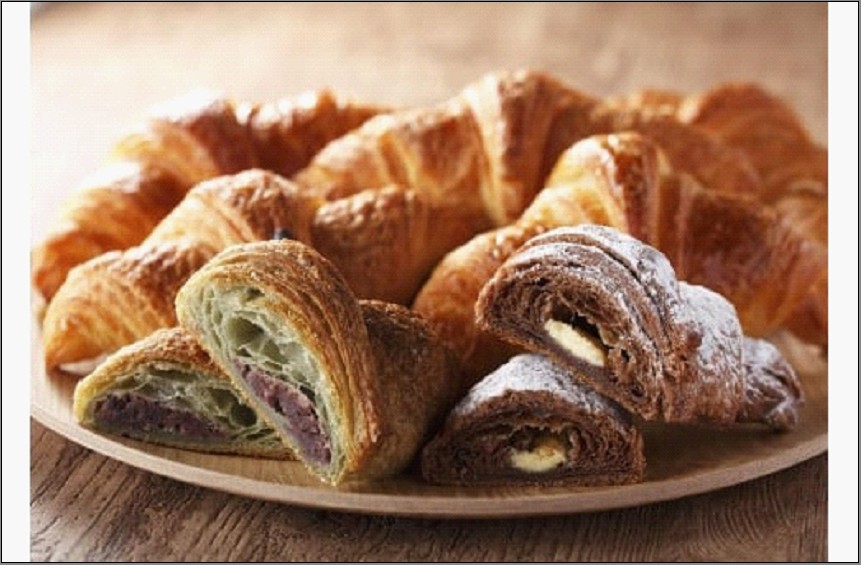 博多【三日月屋】天然酵母で作ったクロワッサン 12個 (定番商品全12種類)