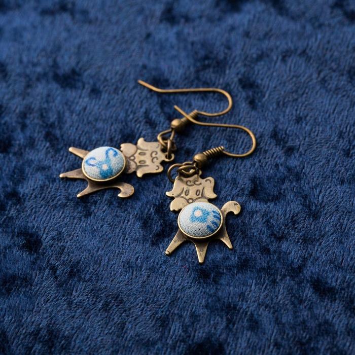 【福岡市返礼品】昭和ビンテージ 犬ピアス