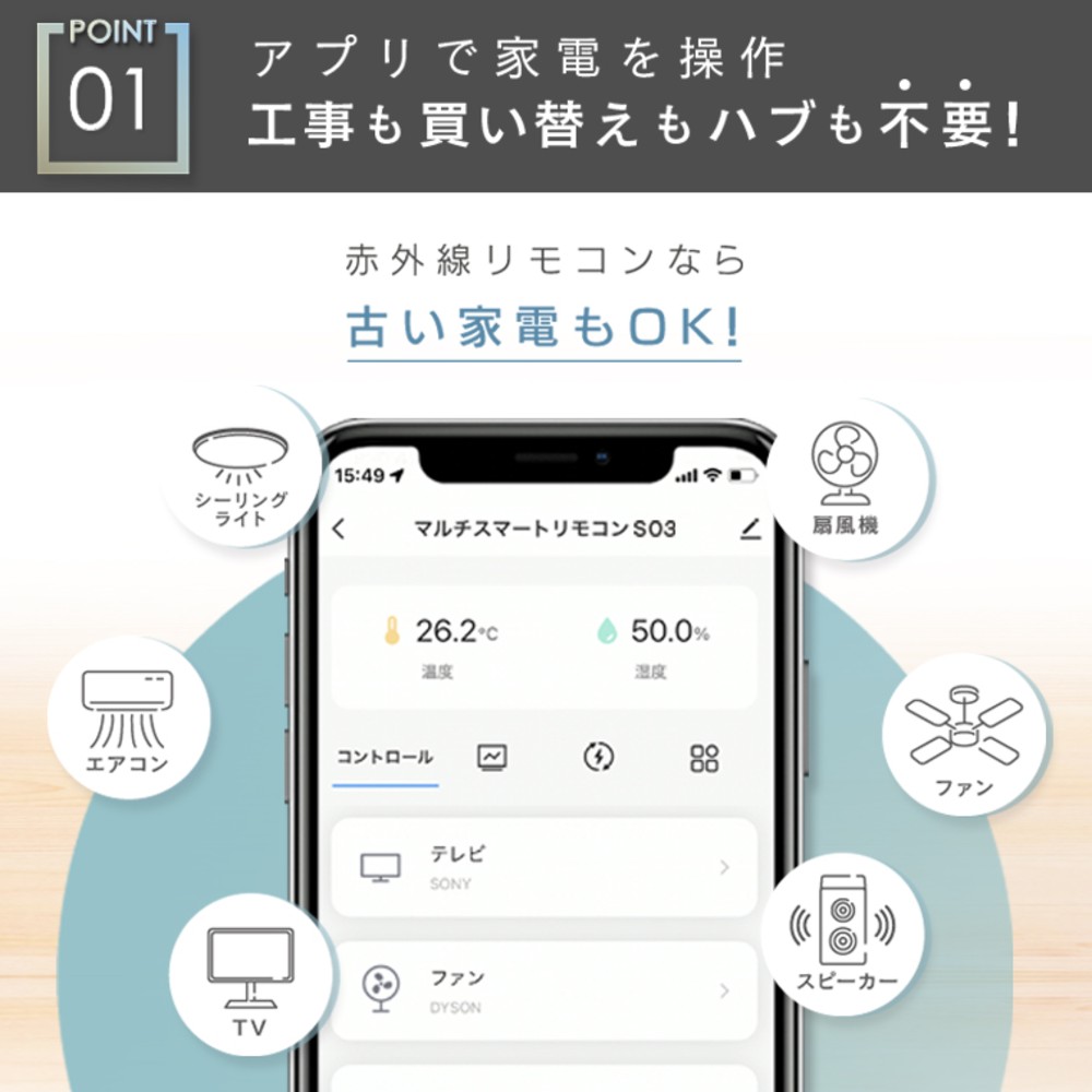 エジソンスマート マルチスマートリモコン S03 福岡市