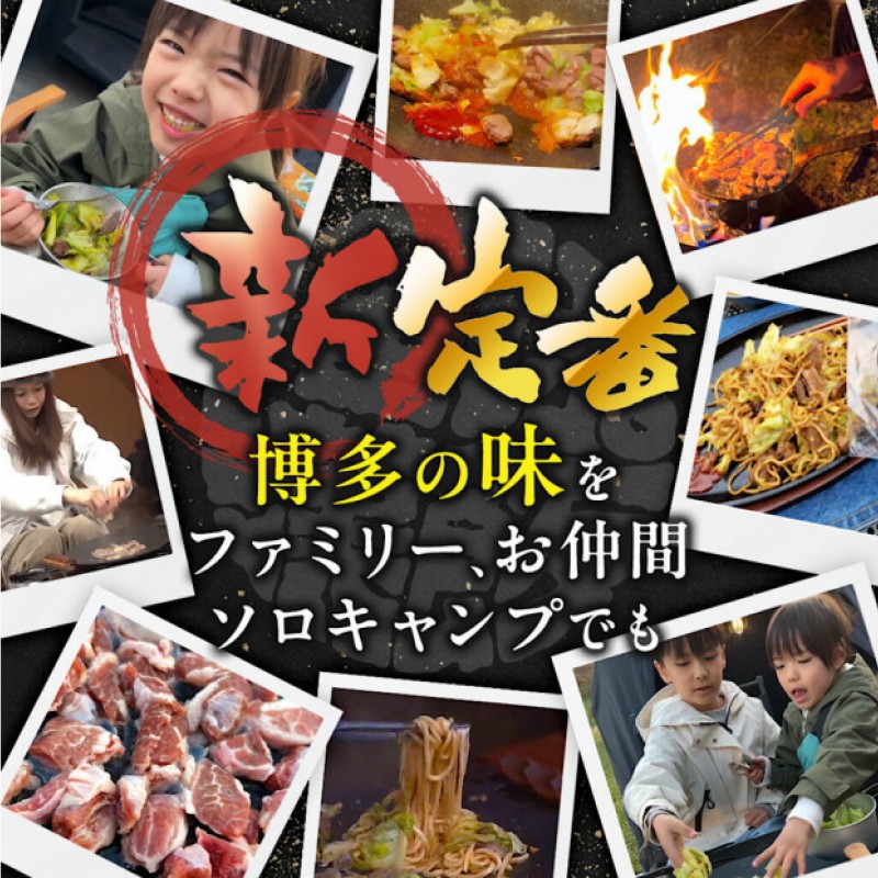 定期便 3回 福岡のソウルフード びっくり鉄板焼 2食セット