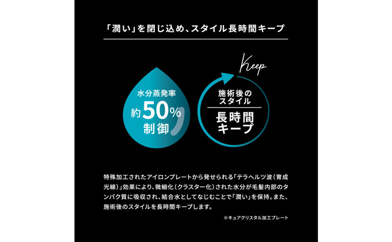 ホリスティックキュアーズ マグネットヘアプロ ストレートアイロン 120℃～200℃ 海外対応 交流(コード)式 ブラック HCS-G03DG ヘアアイロン スタイリング ストレートアイロン コテ ヘアケア 家電 電化製品 美容 美容家電 福岡県 福岡市 福岡