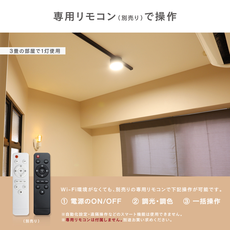 エジソンスマート ミニシーリングライト for ダクトレール 福岡市【ブラック】