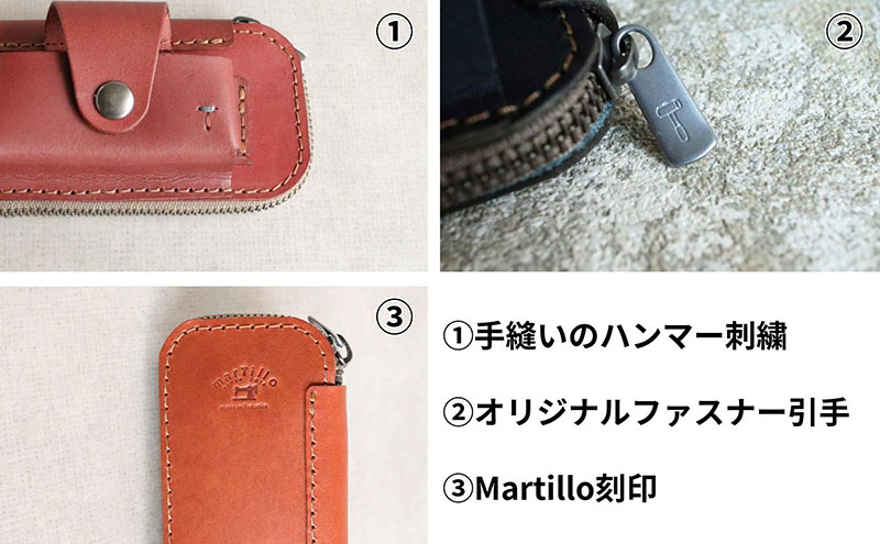  iQOS(アイコス)用の本革ケース glo(グロー)も収納可能【ブラウン】 ＜福岡市の本革製品＞【革工房Japlish】
