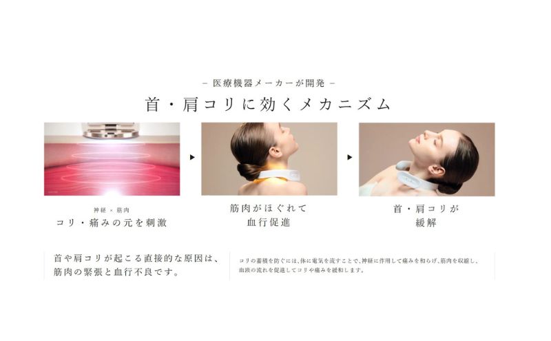 【福岡市】MYTREX DR. HEAT NECK ホワイト